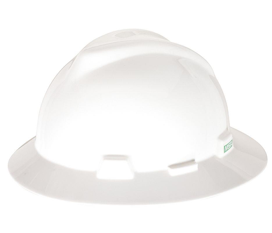 MSA VGard Full Brim HH Fas-Trac Suspension - Hard Hats